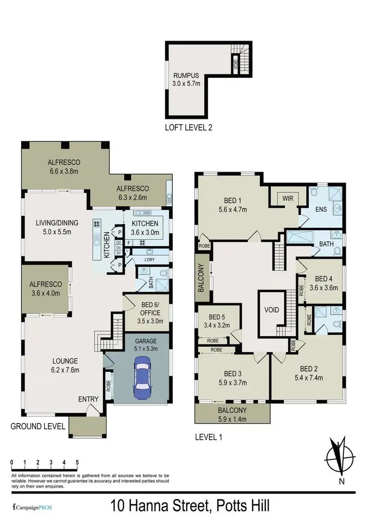 Floorplan of Homely house listing, 10 Hanna Street, Potts Hill NSW 2143