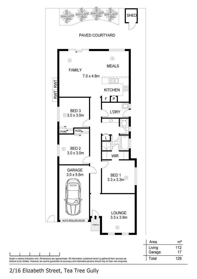 Floorplan of Homely house listing, 2/16 Elizabeth Street, Tea Tree Gully SA 5091