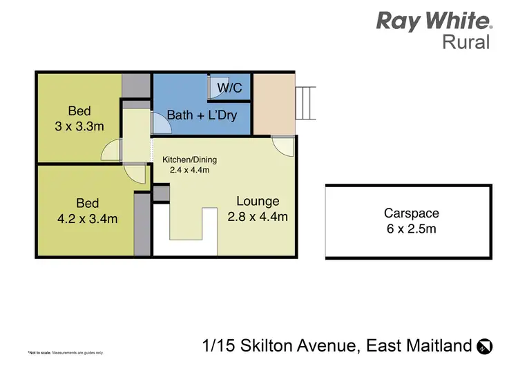 Floorplan of Homely unit listing, 1-6/15 Skilton Avenue, East Maitland NSW 2323
