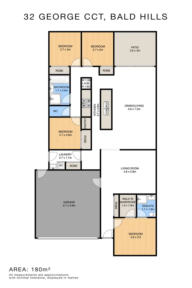 Floorplan of Homely house listing, 32 George Circuit, Bald Hills QLD 4036