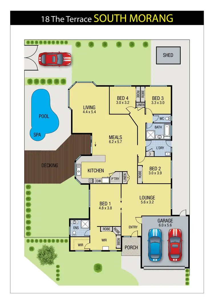 Floorplan of Homely house listing, 18 The Terrace, South Morang VIC 3752