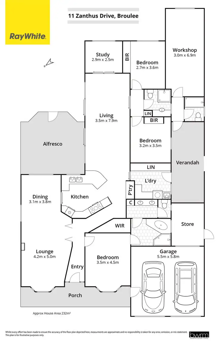 Floorplan of Homely house listing, 11 Zanthus Drive, Broulee NSW 2537