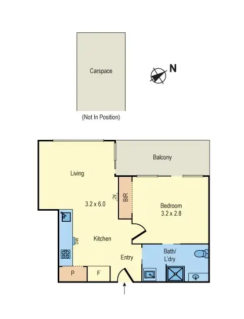 Floorplan of Homely apartment listing, 3/36 Browns Road, Bentleigh East VIC 3165