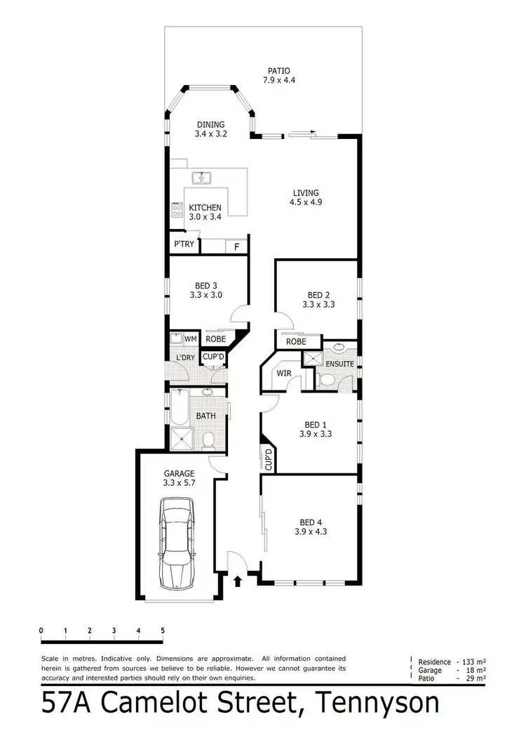 Floorplan of Homely house listing, 57A Camelot Street, Tennyson QLD 4105