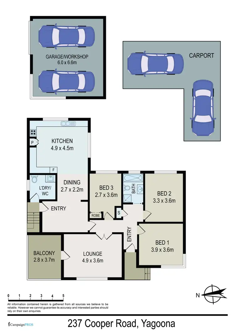 Floorplan of Homely house listing, 237 Cooper Road, Yagoona NSW 2199