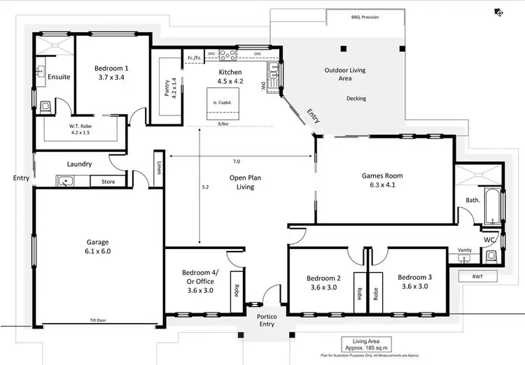 Floorplan of Homely house listing, 16 Ian Showell Drive, Renmark SA 5341