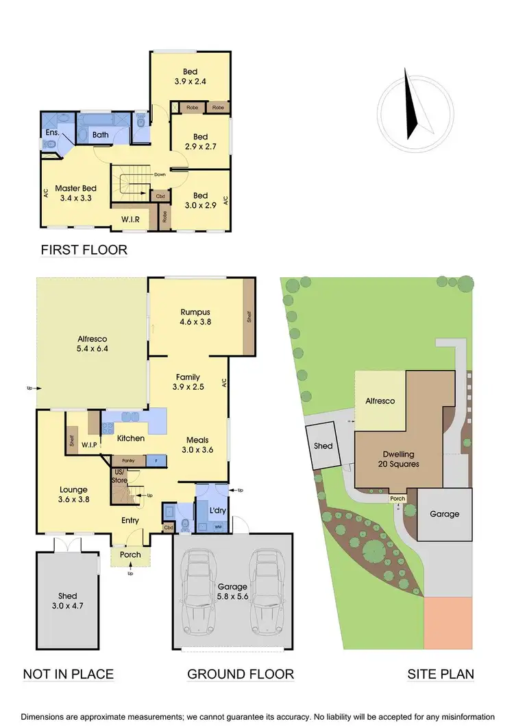 Floorplan of Homely house listing, 12 Wyndham Place, Rowville VIC 3178
