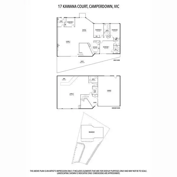 Floorplan of Homely house listing, 17 Kawana Court, Camperdown VIC 3260