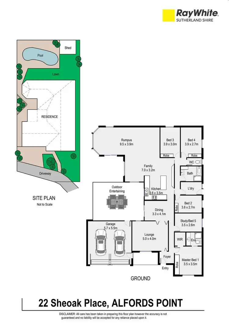 Floorplan of Homely house listing, 22 Sheoak Place, Alfords Point NSW 2234