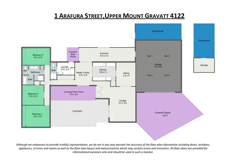 Floorplan of Homely house listing, 1 Arafura Street, Upper Mount Gravatt QLD 4122