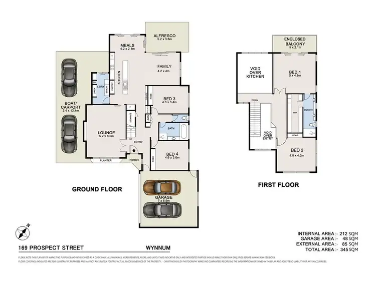 Floorplan of Homely house listing, 169 Prospect Street, Wynnum QLD 4178