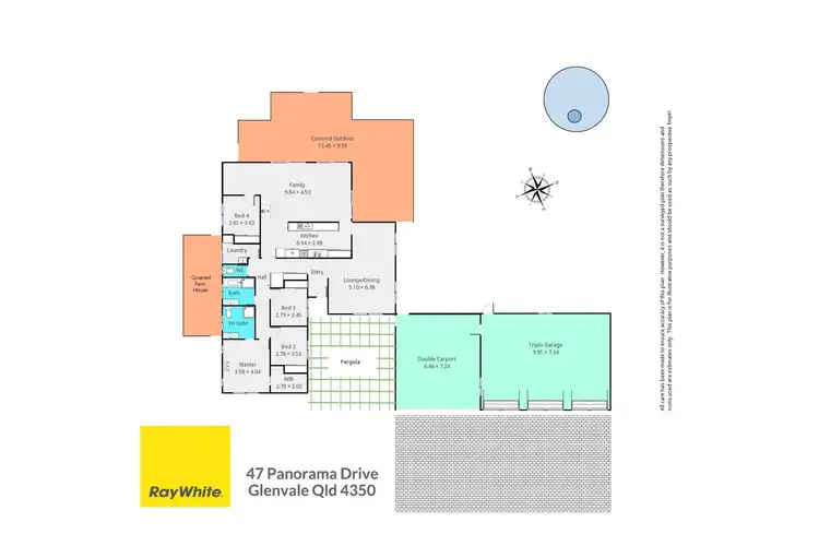 Floorplan of Homely house listing, 47 Panorama Drive, Glenvale QLD 4350