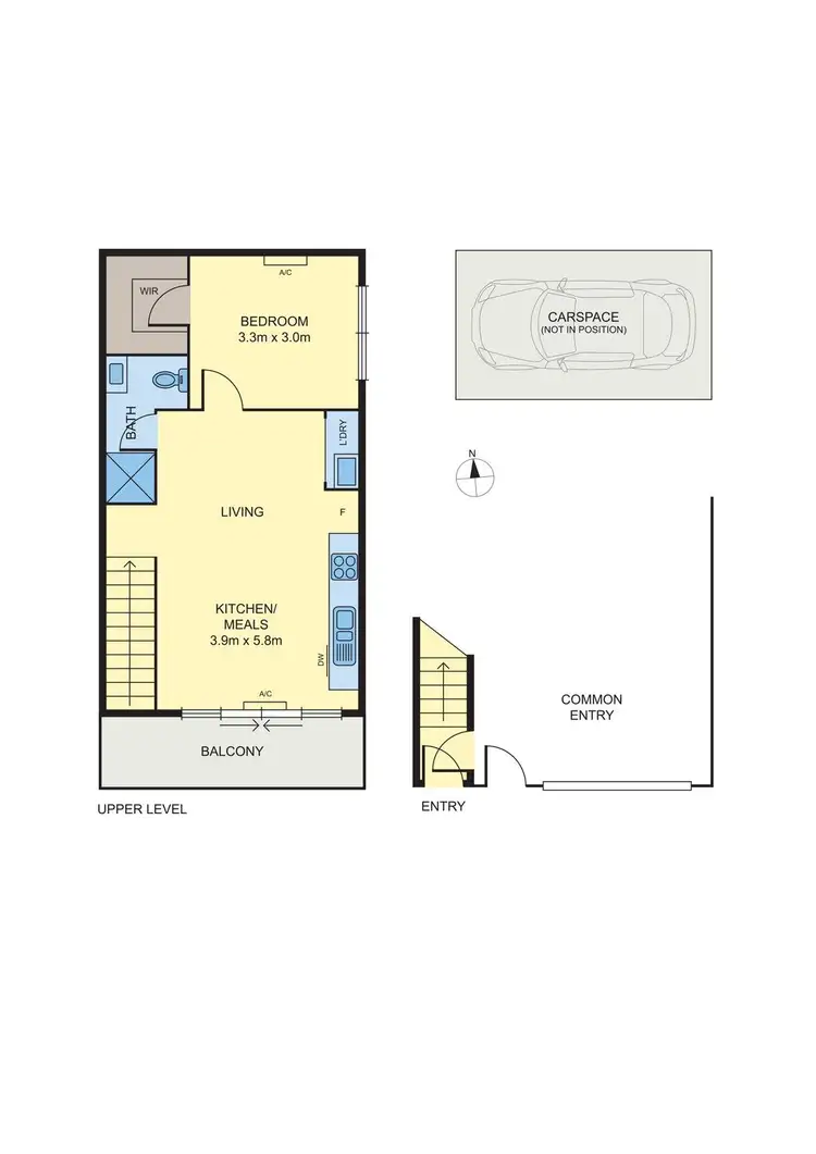 Floorplan of Homely townhouse listing, 11B Jenkin Street, Brunswick East VIC 3057