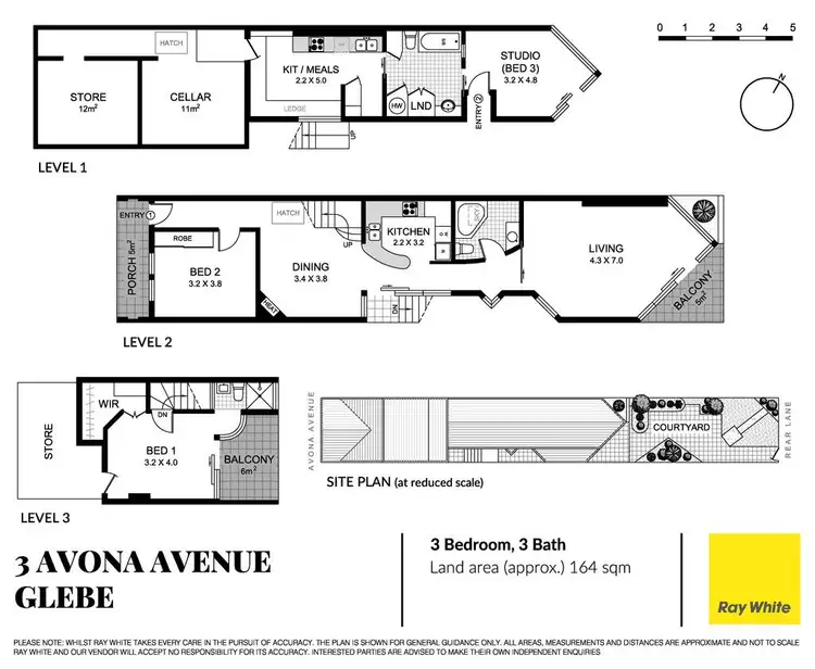 Floorplan of Homely house listing, 3 Avona Avenue, Glebe NSW 2037