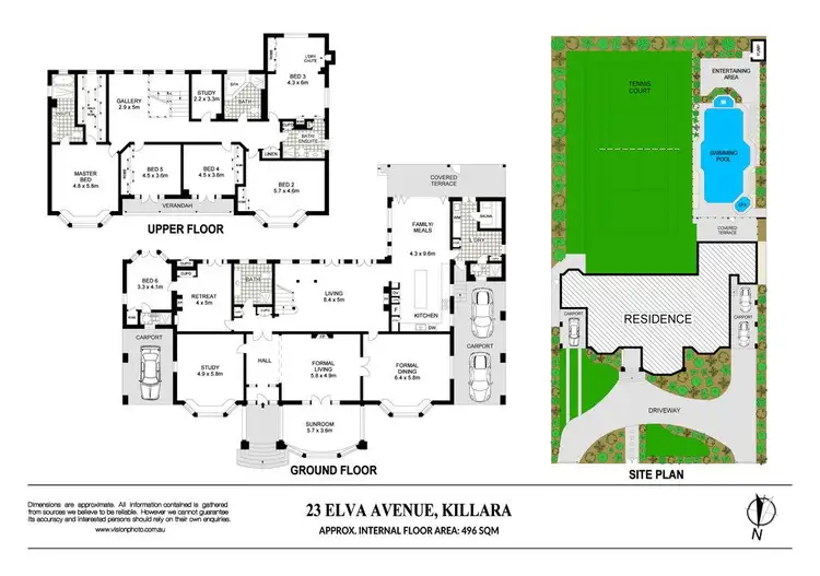 Floorplan of Homely house listing, 23 Elva Avenue, Killara NSW 2071