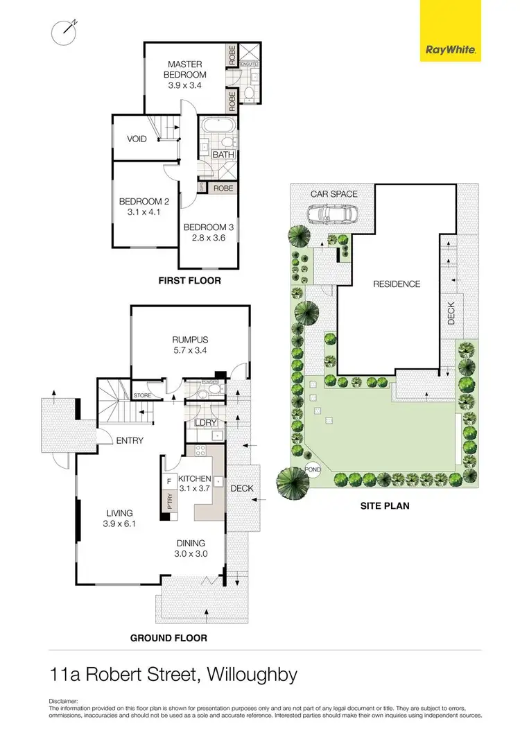 Floorplan of Homely house listing, 11A Robert Street, Willoughby NSW 2068