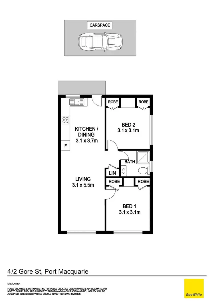 Floorplan of Homely block of units listing, 2 Gore Street, Port Macquarie NSW 2444