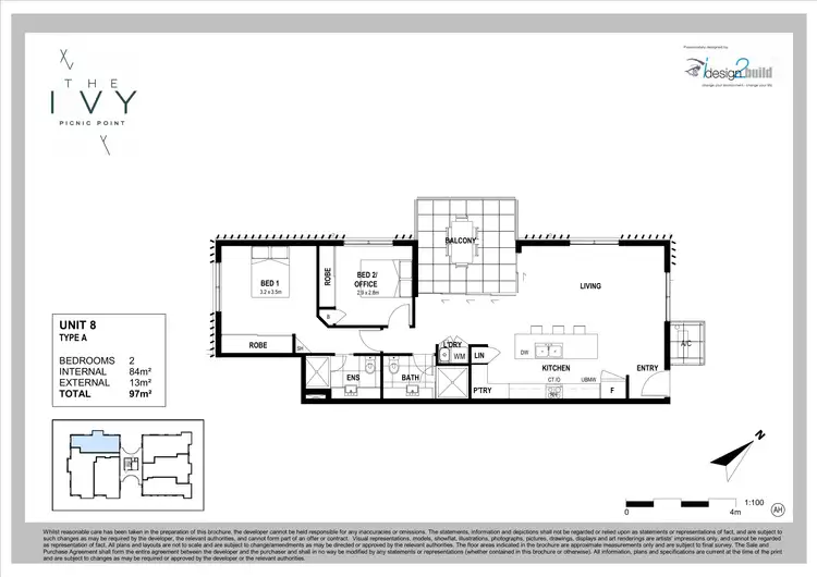 Floorplan of Homely unit listing, 8/26-28 Picnic Point Esplanade, Maroochydore QLD 4558