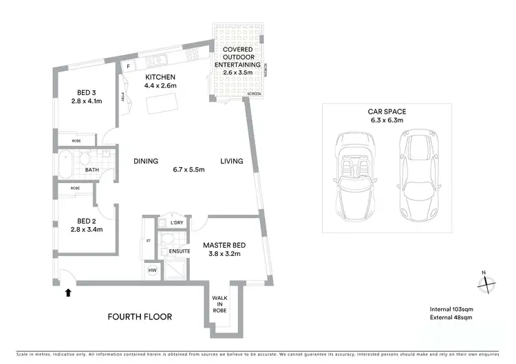 Floorplan of Homely unit listing, Unit 13/38 King Street, Kings Beach QLD 4551