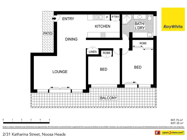 Floorplan of Homely unit listing, 2/31 Katharina Street, Noosa Heads QLD 4567