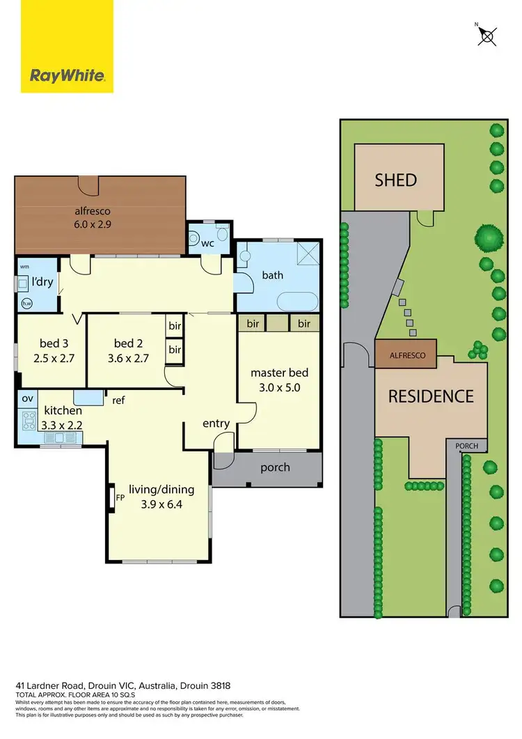 Floorplan of Homely house listing, 41 Lardner Road, Drouin VIC 3818