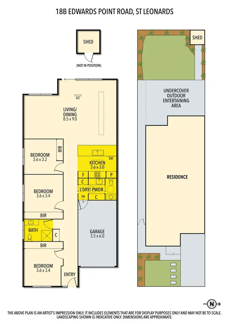 Floorplan of Homely house listing, 18B Edwards Point Road, St Leonards VIC 3223