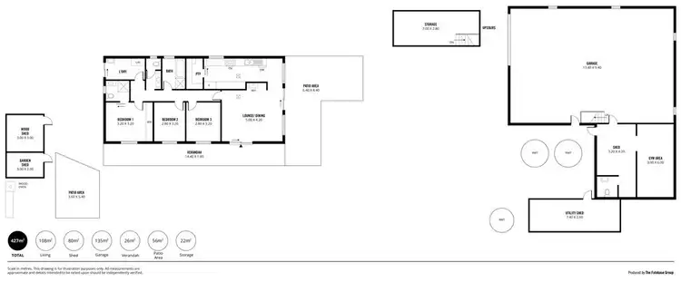 Floorplan of Homely house listing, 5 Hallett Street, Callington SA 5254