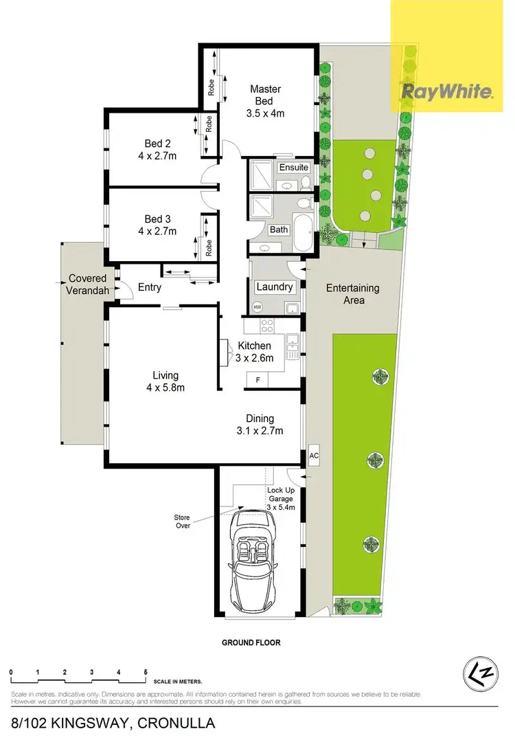 Floorplan of Homely villa listing, 8/102 Kingsway, Cronulla NSW 2230