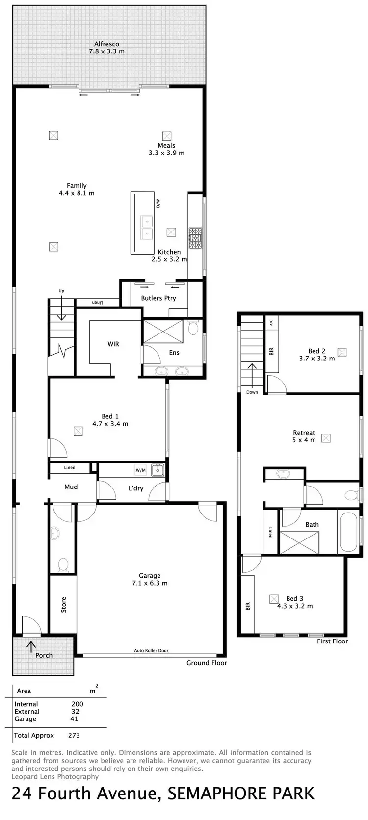 Floorplan of Homely house listing, 24 Fourth Avenue, Semaphore Park SA 5019