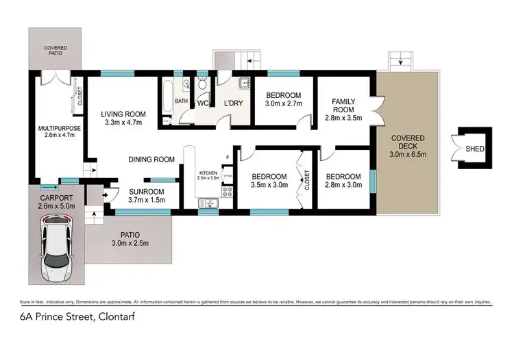 Floorplan of Homely house listing, 6A Prince Street, Clontarf QLD 4019