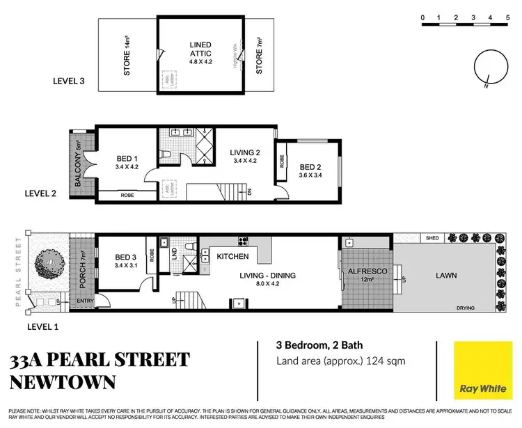 Floorplan of Homely house listing, 33a Pearl Street, Newtown NSW 2042