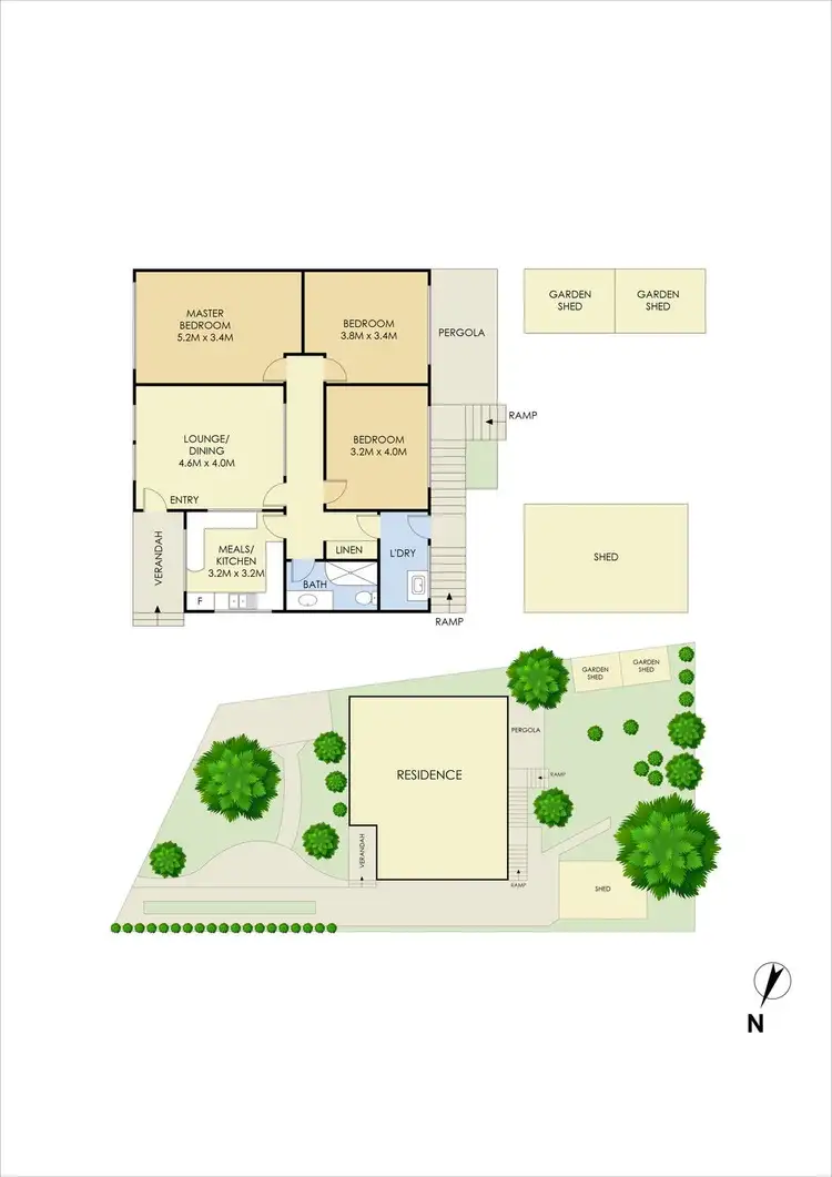 Floorplan of Homely house listing, 4 Jones Court, Laverton VIC 3028
