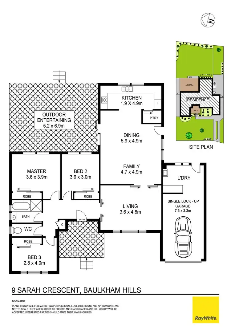 Floorplan of Homely house listing, 9 Sarah Crescent, Baulkham Hills NSW 2153