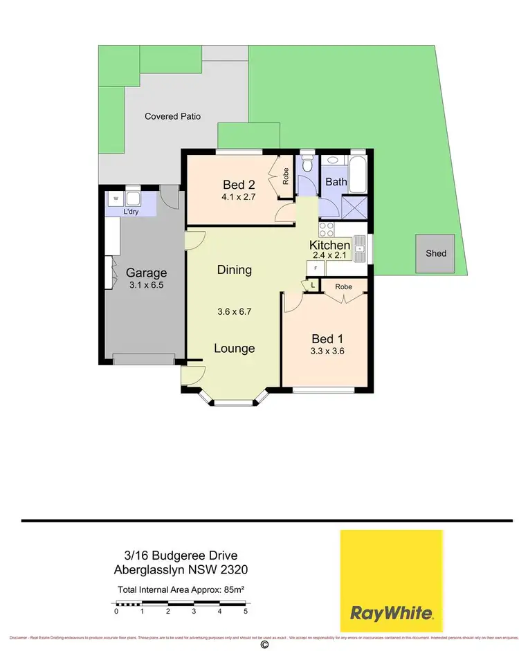 Floorplan of Homely house listing, 3/16 Budgeree Drive, Aberglasslyn NSW 2320