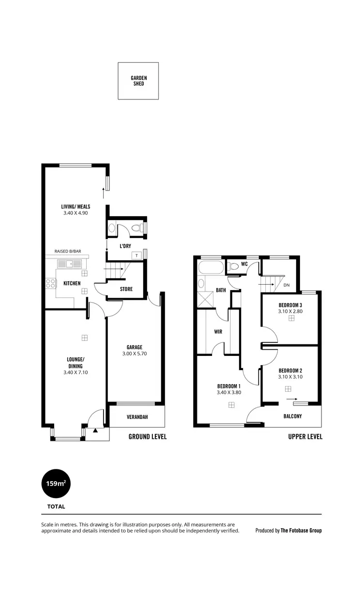 Floorplan of Homely house listing, 40 Kew Drive, Oakden SA 5086