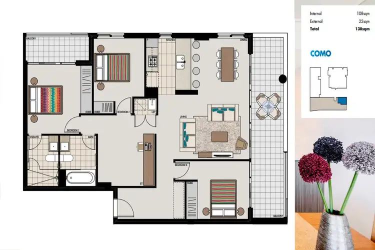 Floorplan of Homely apartment listing, 902/7 Washington Avenue, Riverwood NSW 2210