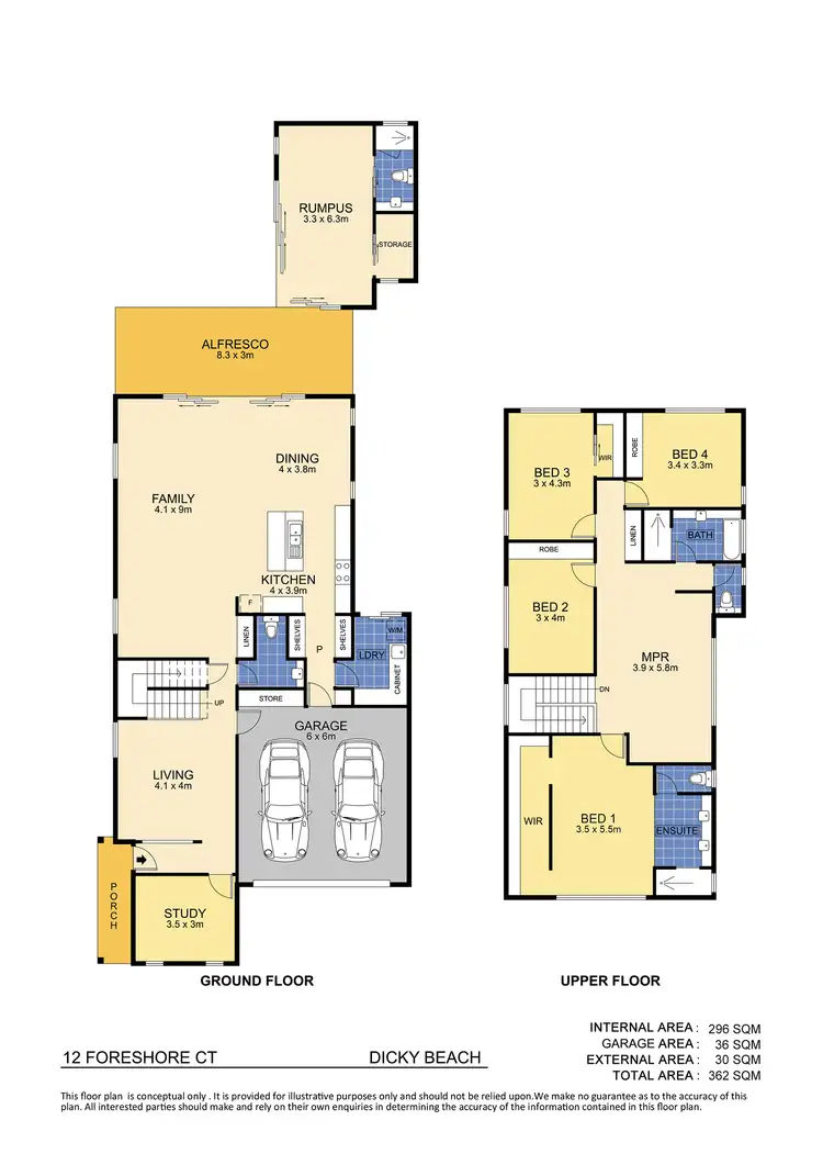 Floorplan of Homely house listing, 12 Foreshore Court, Dicky Beach QLD 4551