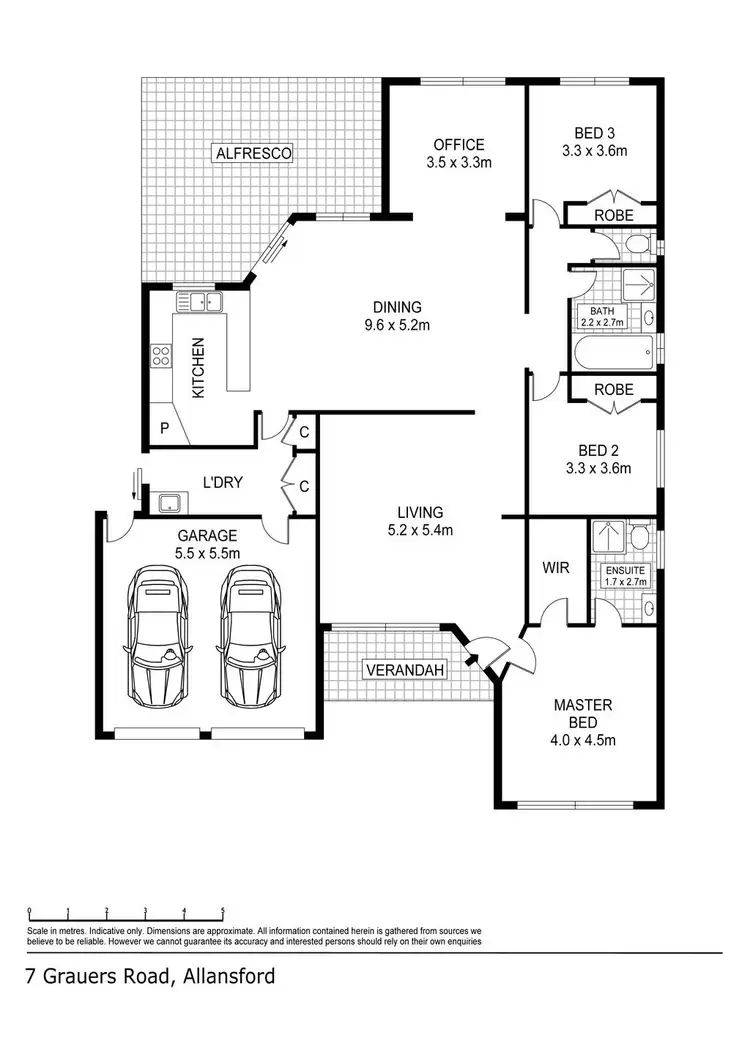 Floorplan of Homely house listing, 7 Grauers Road, Allansford VIC 3277