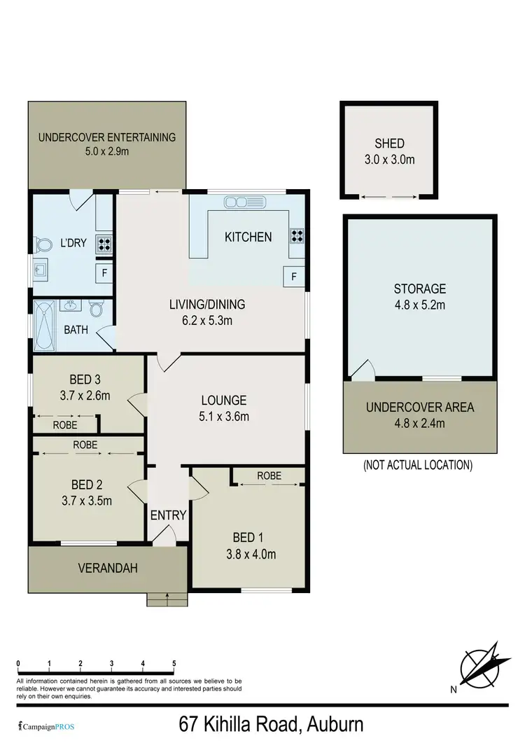 Floorplan of Homely house listing, 67 Kihilla Road, Auburn NSW 2144