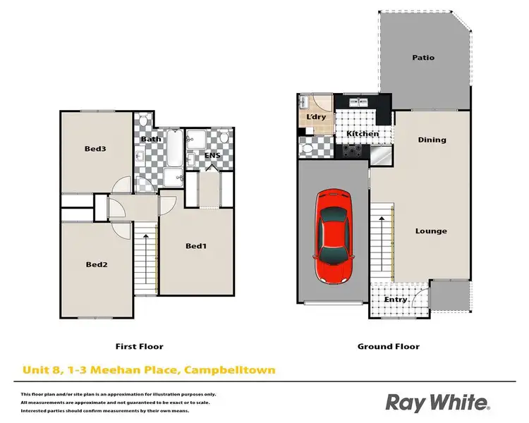 Floorplan of Homely townhouse listing, 8/1-3 Meehan Place, Campbelltown NSW 2560