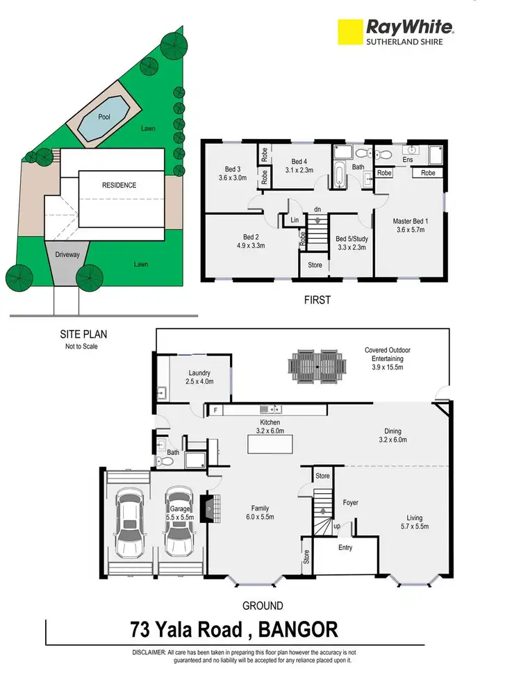 Floorplan of Homely house listing, 73 Yala Road, Bangor NSW 2234