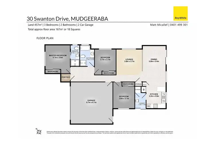 Floorplan of Homely house listing, 30 Swanton Drive, Mudgeeraba QLD 4213