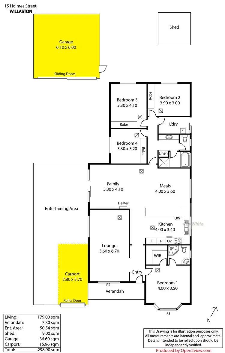 Floorplan of Homely house listing, 15 Holmes Street, Willaston SA 5118
