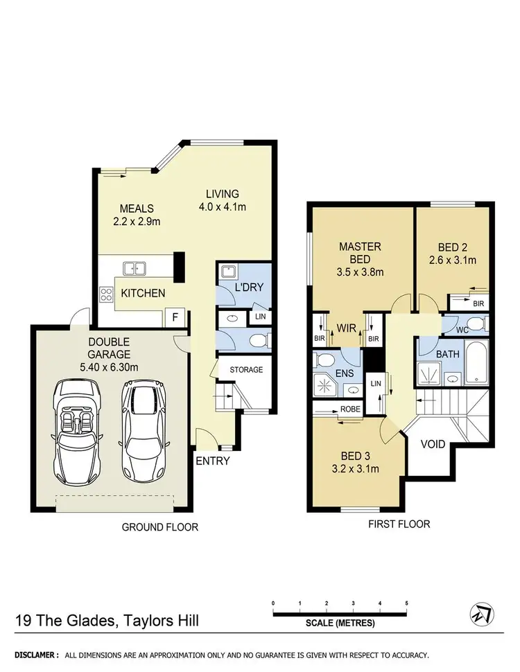 Floorplan of Homely house listing, 19 The Glades, Taylors Hill VIC 3037