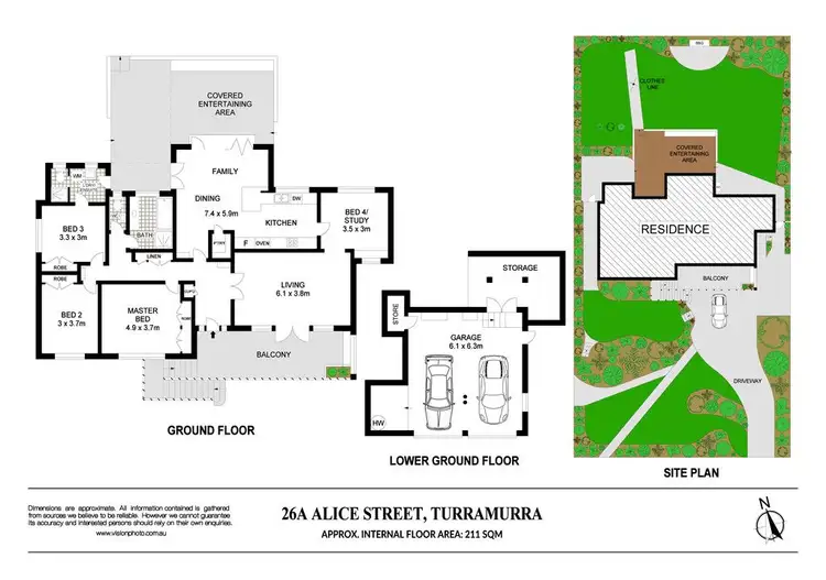 Floorplan of Homely house listing, 26A Alice Street, Turramurra NSW 2074