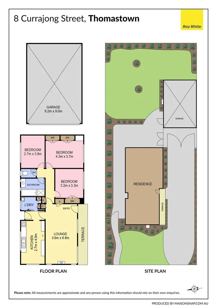 Floorplan of Homely house listing, 8 Currajong Street, Thomastown VIC 3074