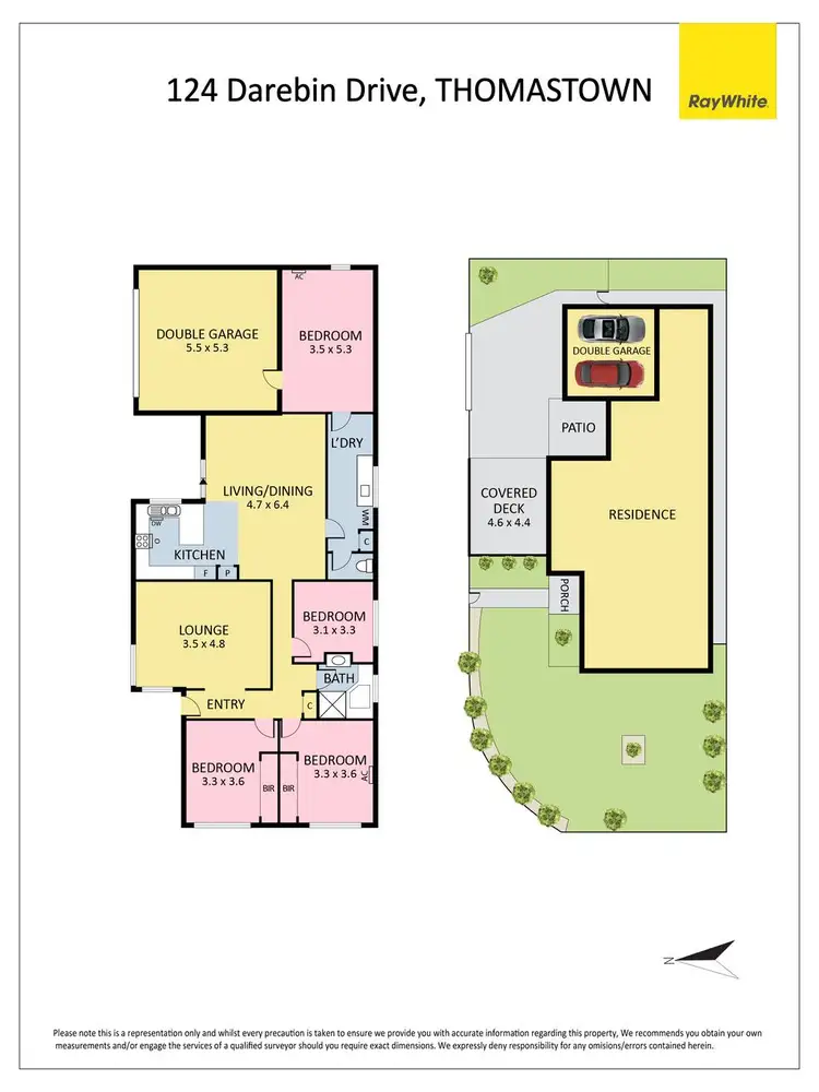 Floorplan of Homely house listing, 124 Darebin Drive, Thomastown VIC 3074