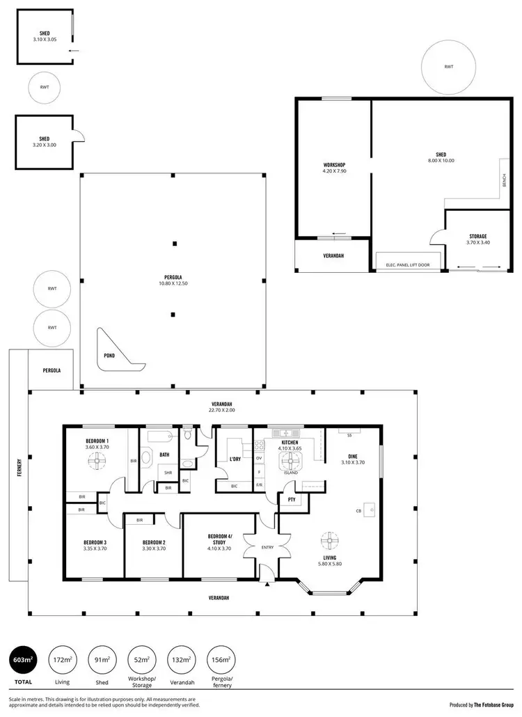 Floorplan of Homely house listing, 4 Taylor Way, Nairne SA 5252