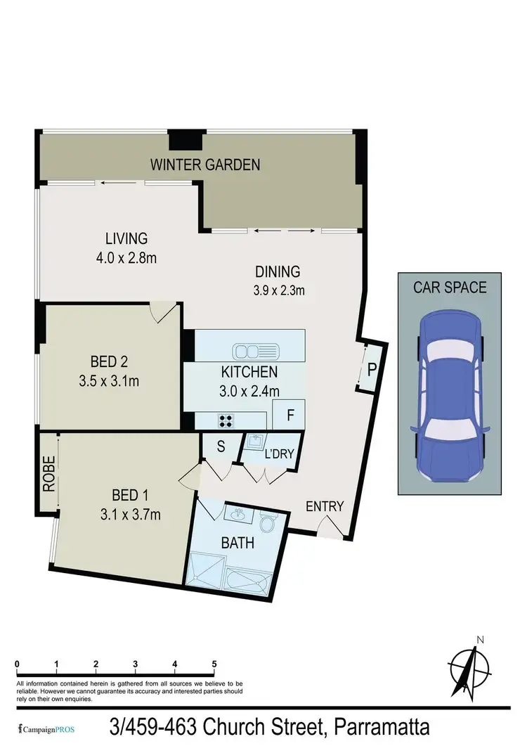 Floorplan of Homely apartment listing, Address available on request