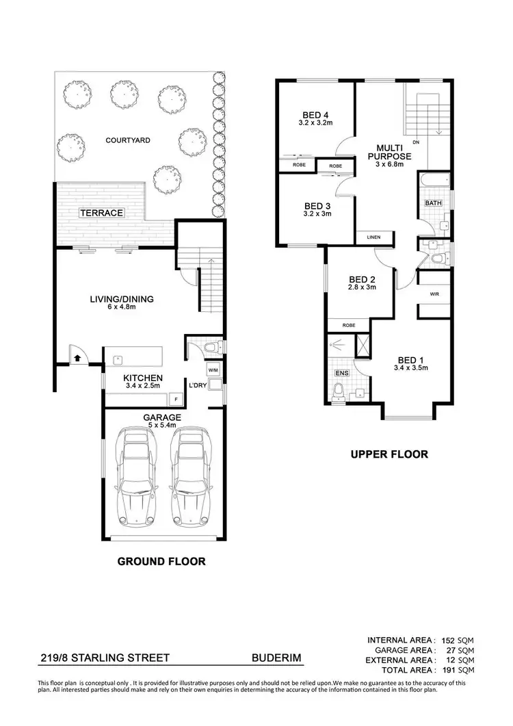 Floorplan of Homely apartment listing, 219/8 Starling Street, Buderim QLD 4556